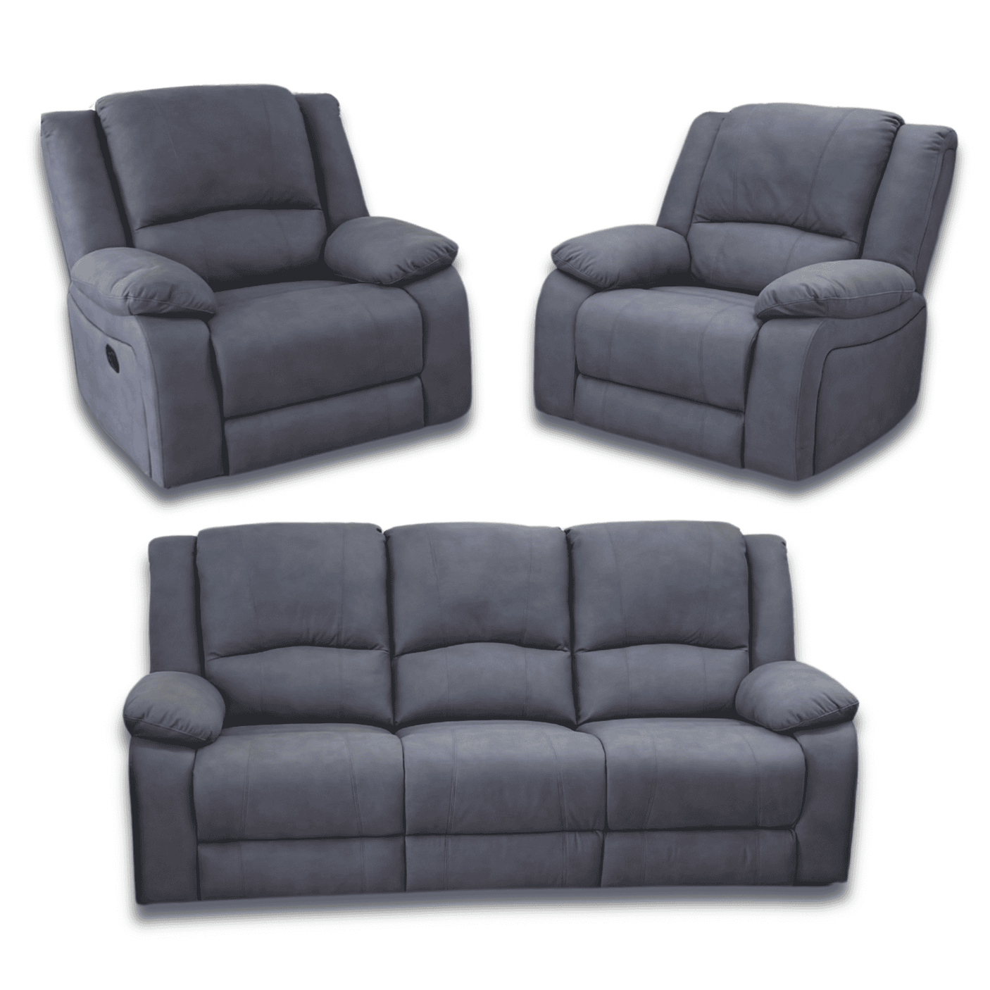 CAPTAIN Manual Recliner Suite (Latte)