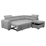 ODELIA Sofa Bed Lounge - Grey