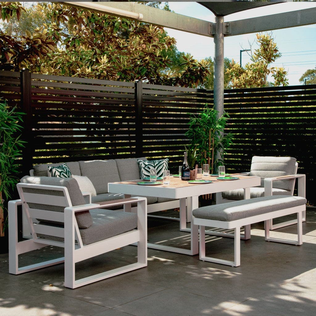 MADERIA Outdoor Mid-Height Lounge (White)